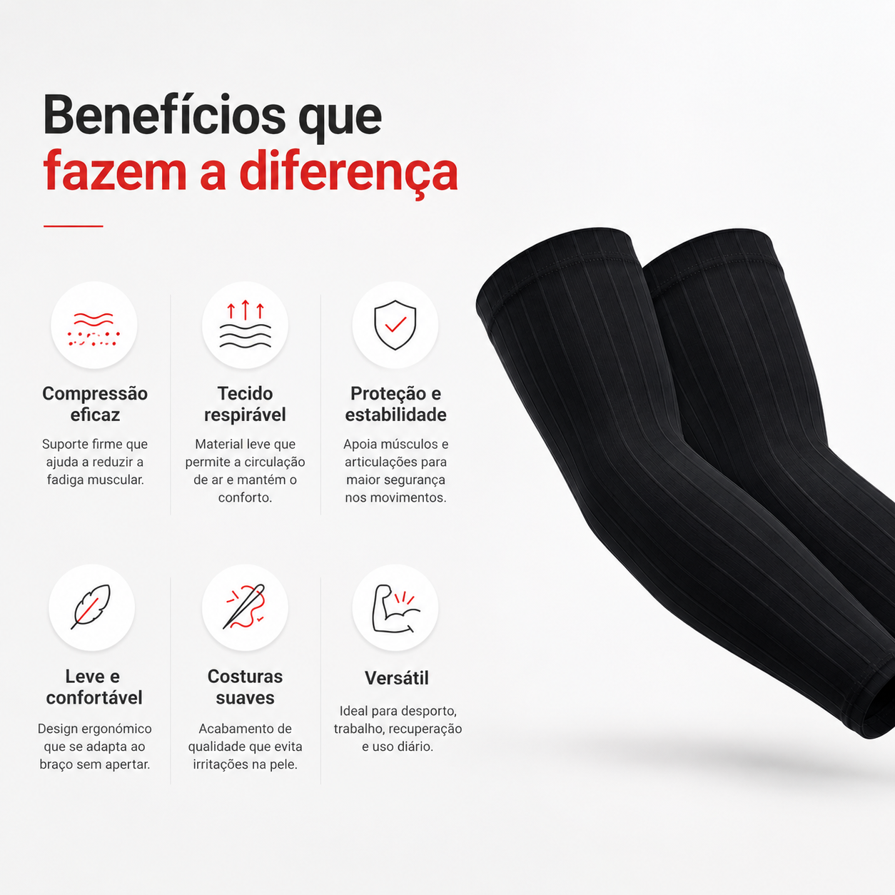 Manga de Compressão Terapêutica Comfort Pro