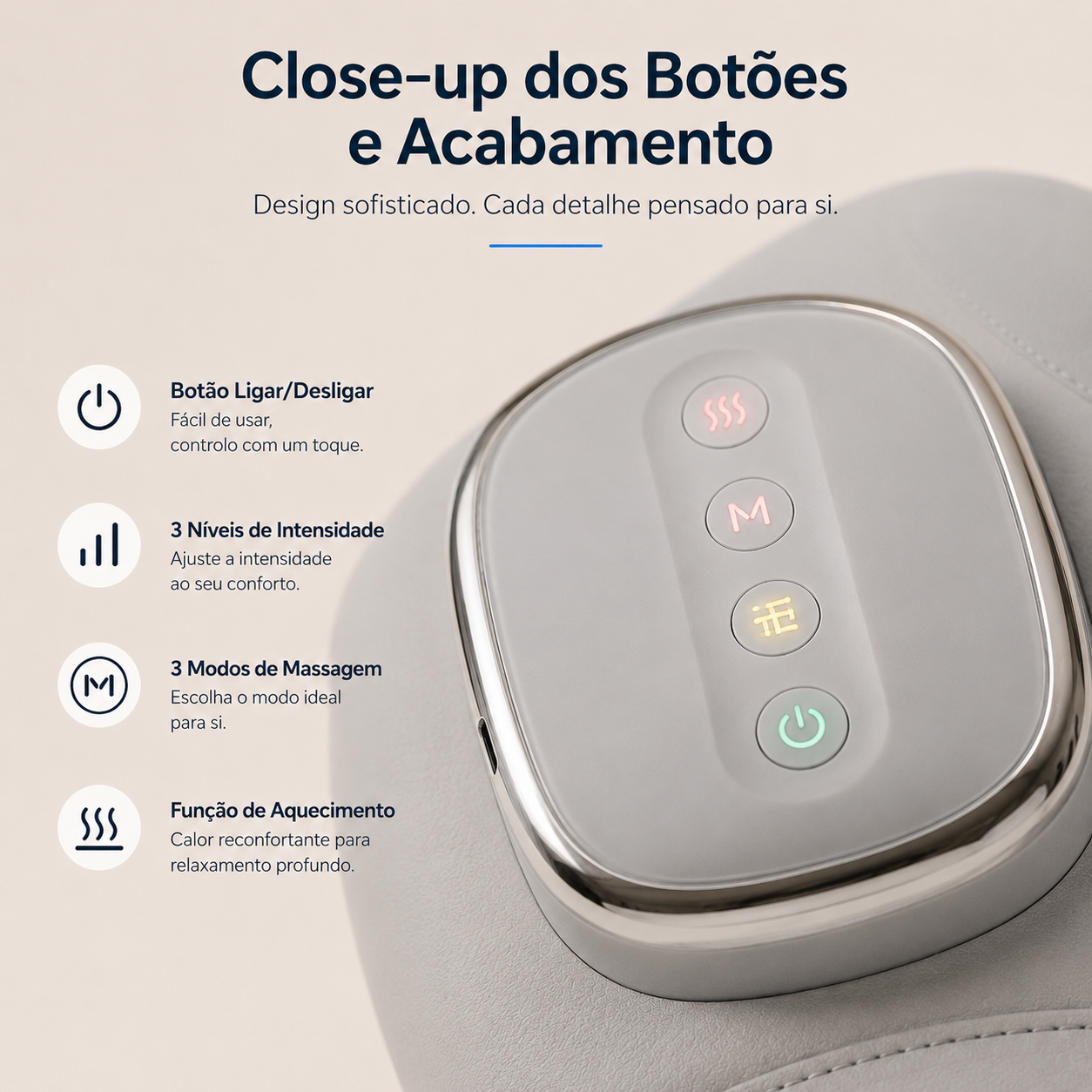 Massajador de Mãos Comfort Heat Pro