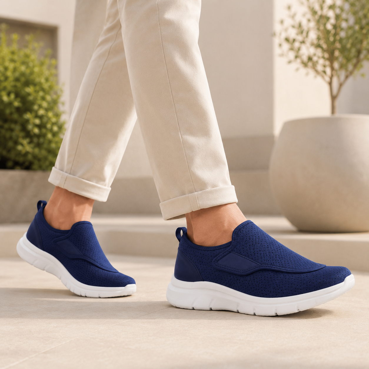 Sapatos Ortopédicos Extra Largos com Ajuste Fácil e Conforto Máximo