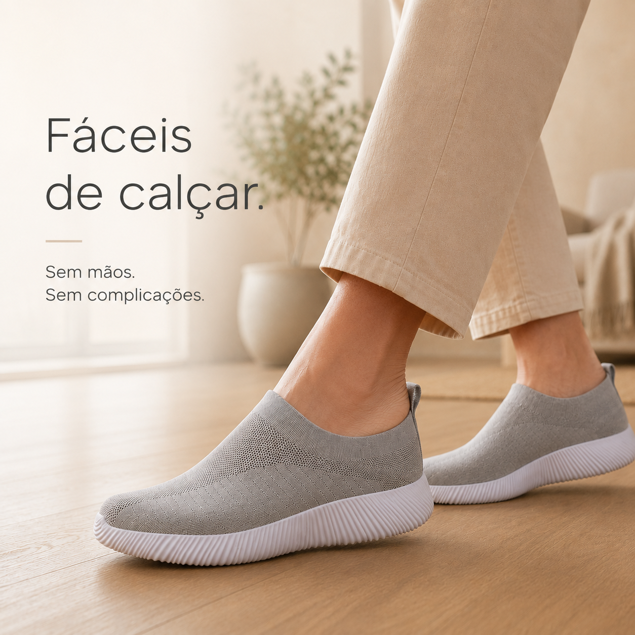 Sapatilhas FisioLusa Comfort Slip-On