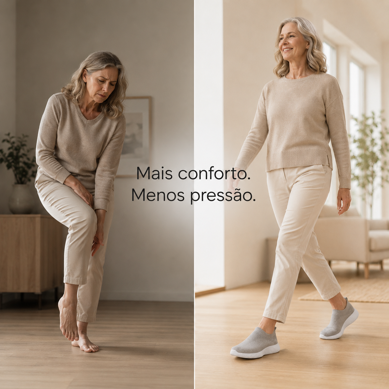 Sapatilhas FisioLusa Comfort Slip-On
