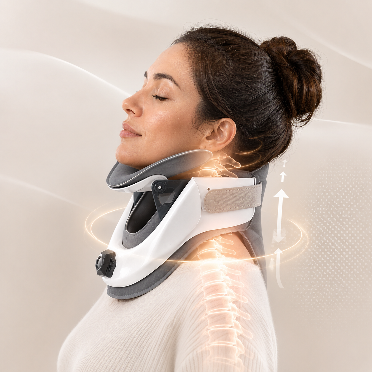 Coleira Cervical Inteligente com Suporte Ajustável