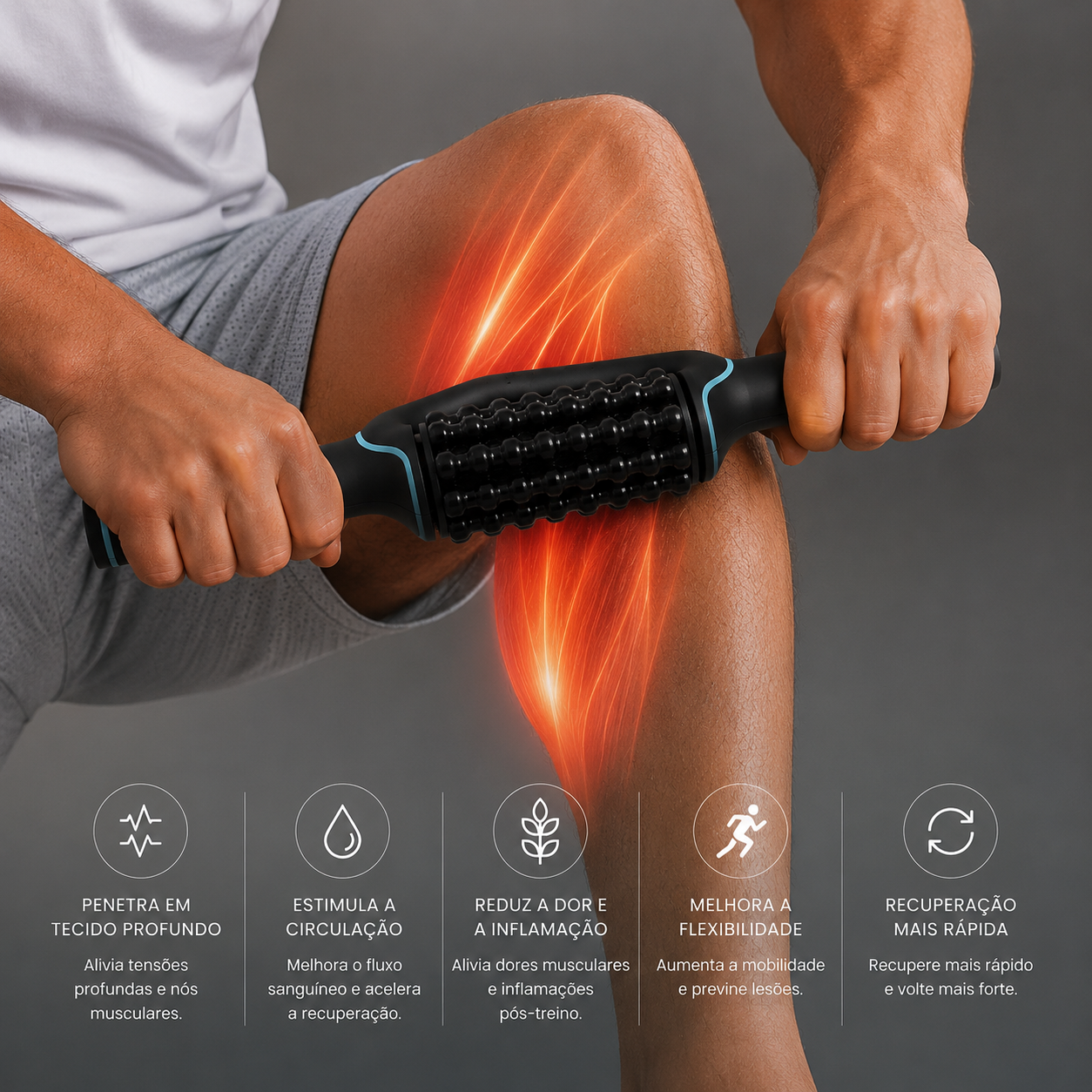 RecoveryRoll™ – Massagem Muscular Profunda