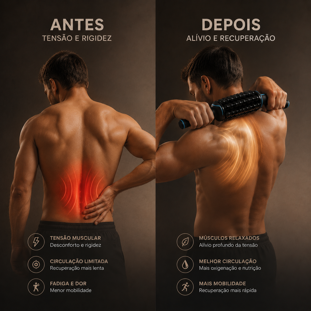 RecoveryRoll™ – Massagem Muscular Profunda