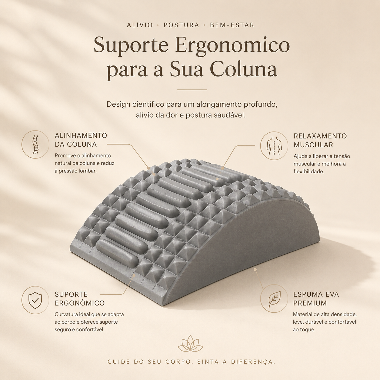 SpineRelief™ Pro | Suporte de Descompressão Lombar