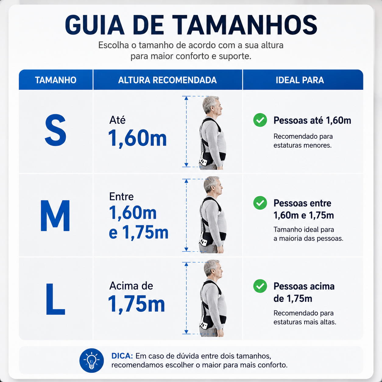 Colete Ortopédico para Correção Postural e Apoio Lombar