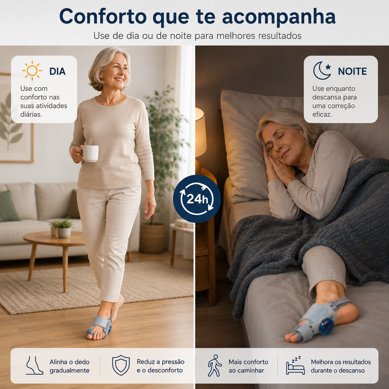 Corretor Ajustável para Joanetes | FisioLusa™
