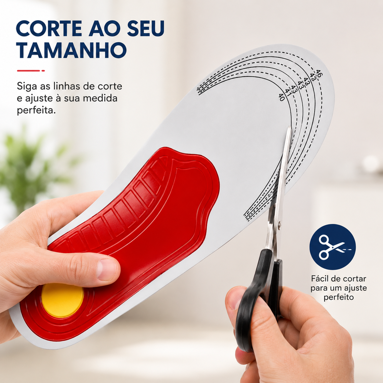 Palmilhas Ortopédicas para Alívio das Dores nos Pés