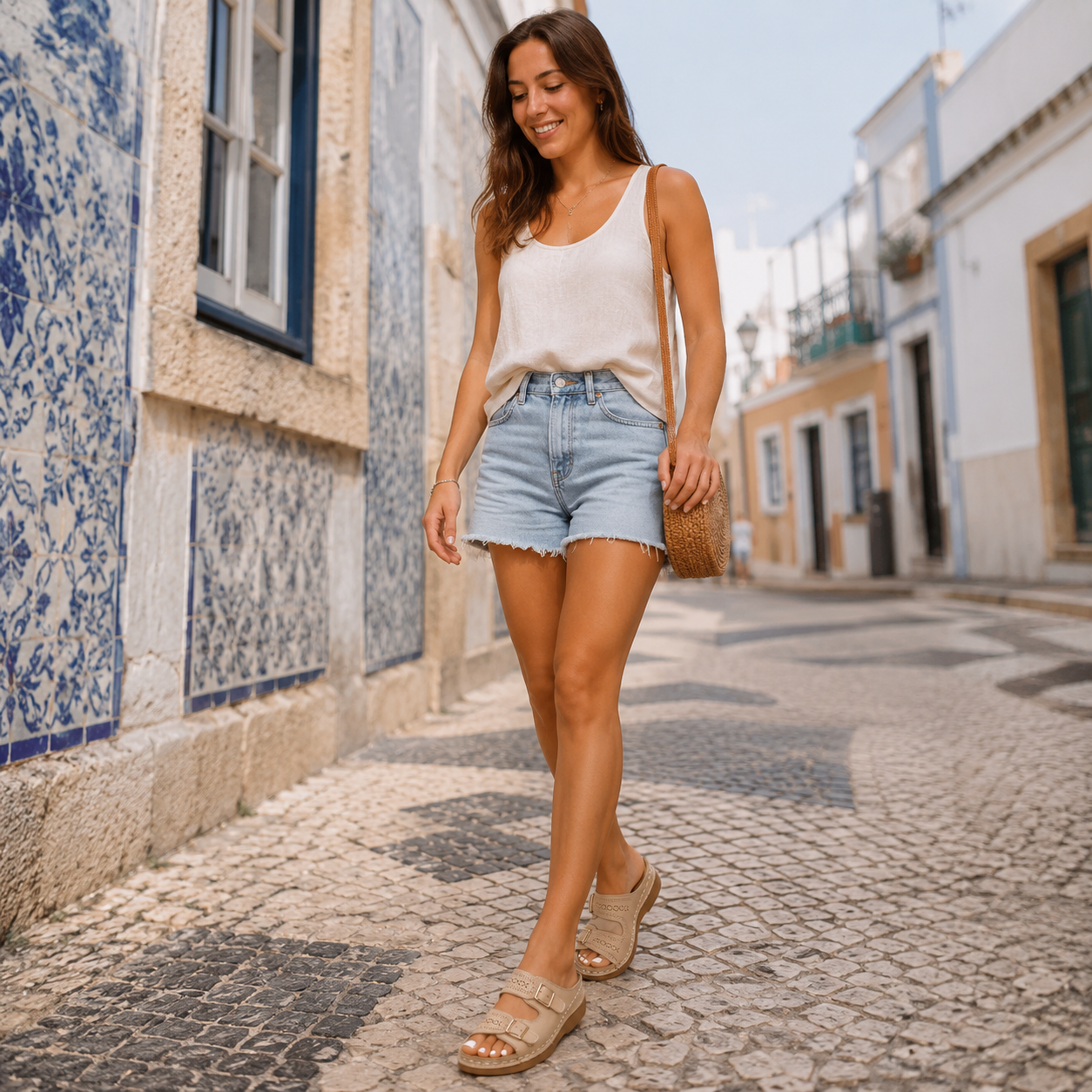 Sandálias Ortopédicas Premium com Plataforma Anatómica — Conforto e Suporte para o Dia Todo