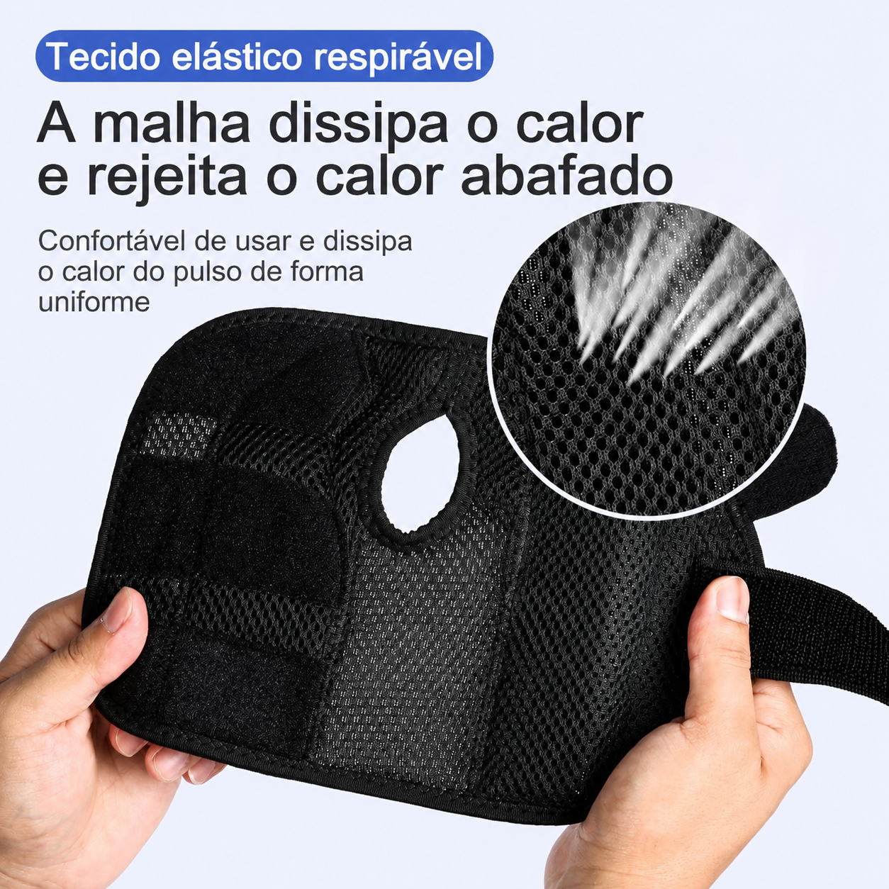 Suporte de Pulso Ortopédico Respirável – Alívio para Tendinite e Túnel do Carpo