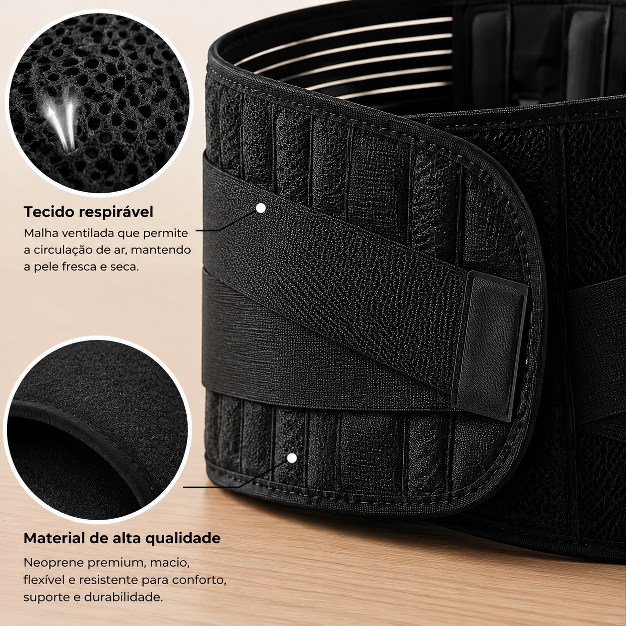 Cinta Lombar Comfort Pro