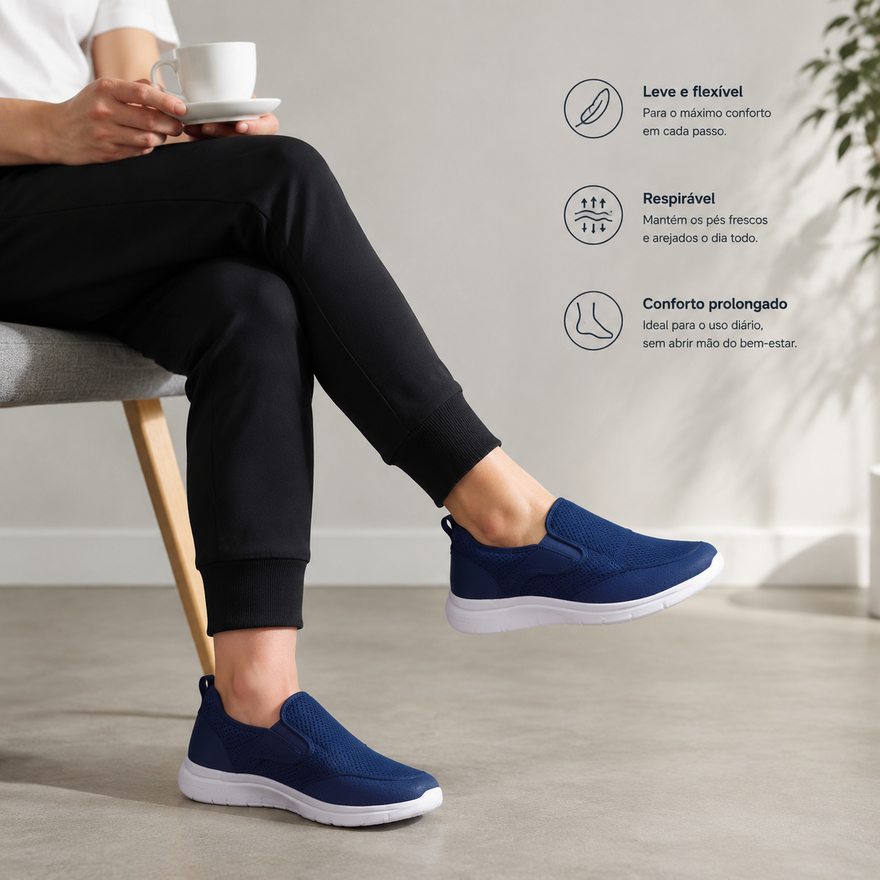 Sapatos Ortopédicos Extra Largos com Ajuste Fácil e Conforto Máximo