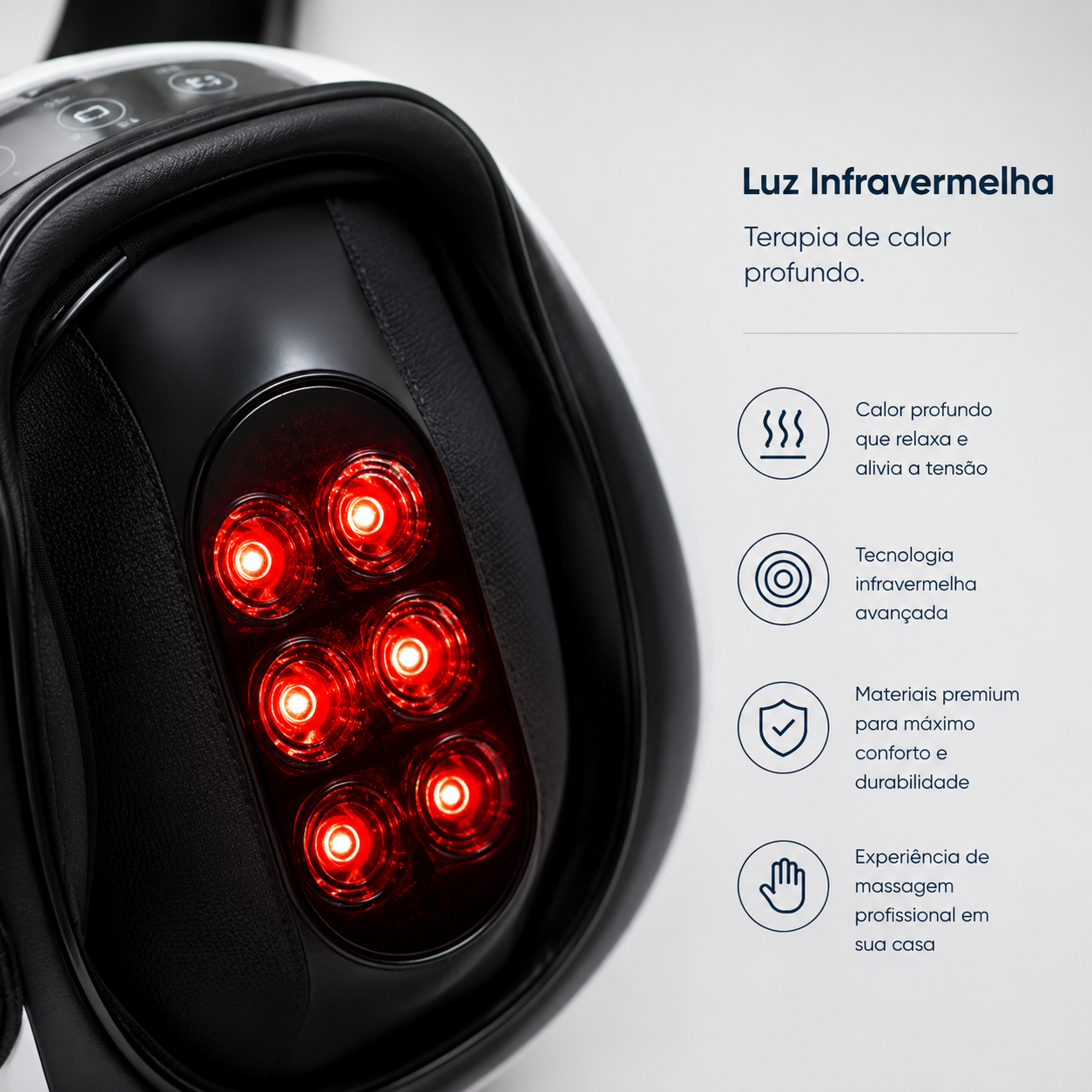 Massajador Térmico para Joelhos | Relaxamento e Conforto Articular