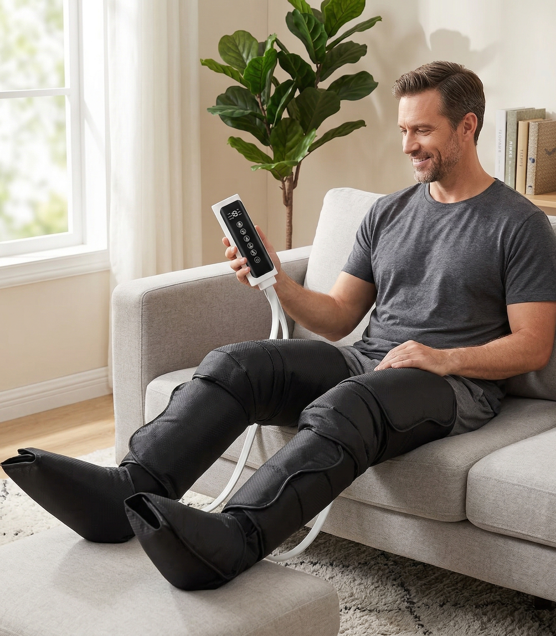 Sistema de Pressoterapia FisioLusa: Botas de Compressão Pneumática