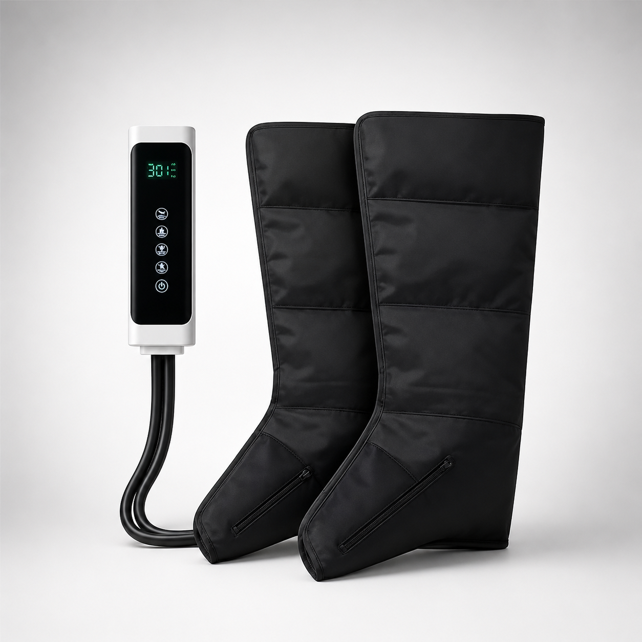Botas de pressoterapia FisioLusa versão meia perna com comando digital