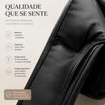 Materiais premium e acabamentos das botas de pressoterapia FisioLusa