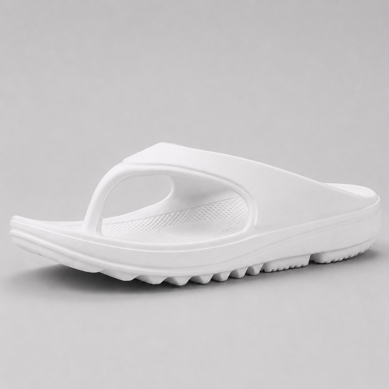Chinelo ortopédico ComfortStep FisioLusa de dedo, em branco