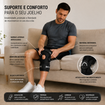 Joelheira ortopédica PRO: suporte e conforto para o joelho no dia a dia
