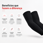 Benefícios da manga de compressão Comfort Pro: compressão eficaz, tecido respirável e proteção