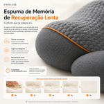 Espuma de memória de recuperação lenta do massajador cervical 3 em 1