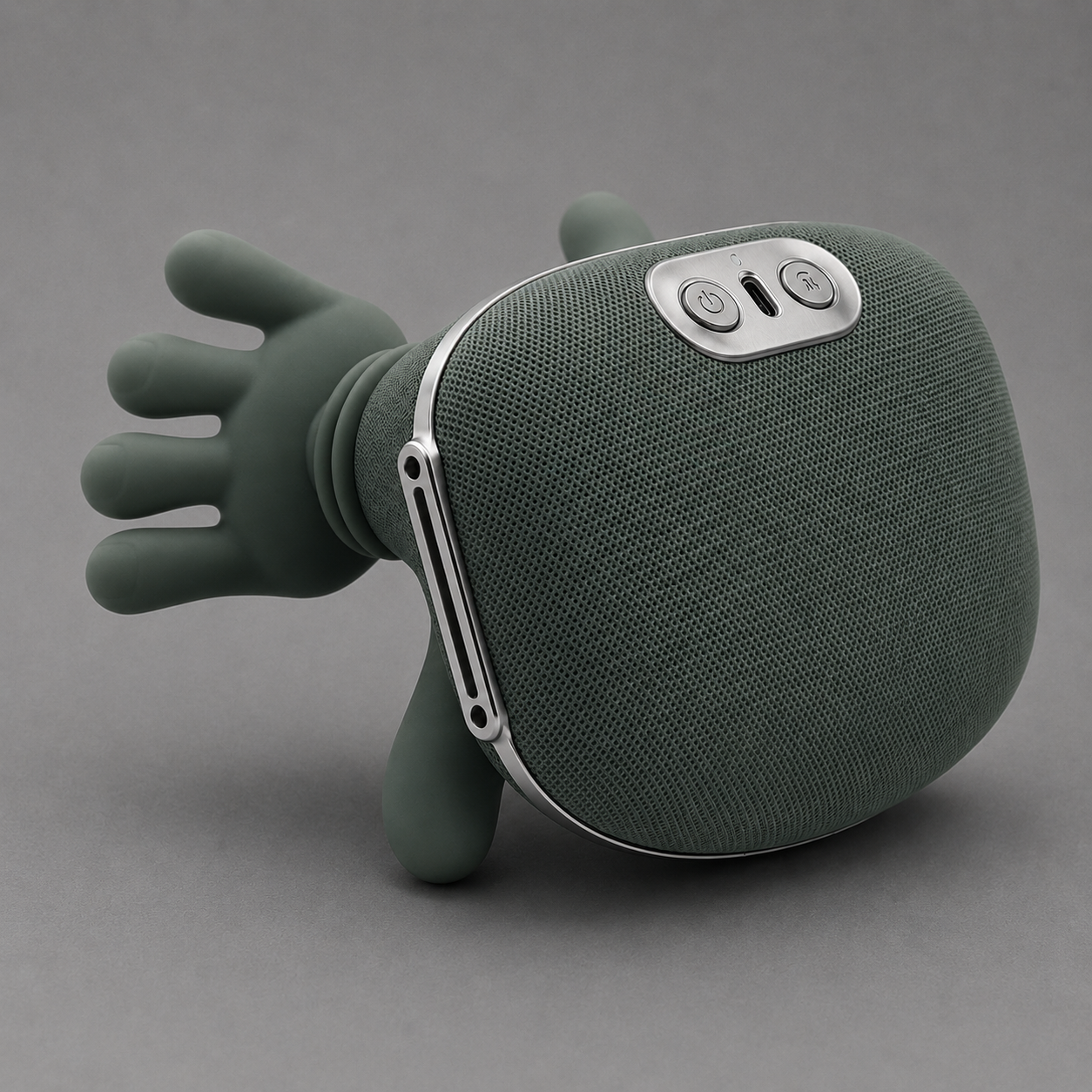 Massajador cervical Relax Pro 5D FisioLusa em verde com braços de massagem