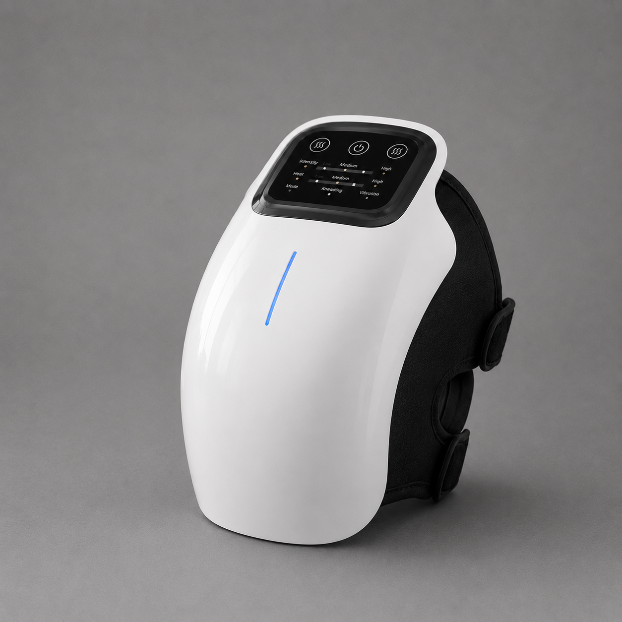 Massajador térmico para joelhos FisioLusa com ecrã digital