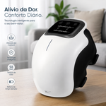 Massajador térmico para joelhos: calor terapêutico, tecnologia inteligente e bateria