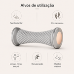 Rolo terapêutico para os pés: fascite plantar, pés cansados, longas horas de pé e recuperação