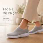 Sapatilhas Comfort Slip-On fáceis de calçar, sem mãos