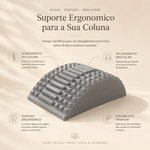 Suporte ergonómico SpineRelief Pro para alinhamento da coluna e relaxamento muscular